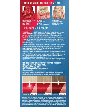  LIVE Schwarzkopf Live Ultra Brights or Pastel 2-in-1 Semi-Permanent Hair Color up to 15 washes 092 Intense Red Pack of 3 (3 - Buy Online on GoSupps.com