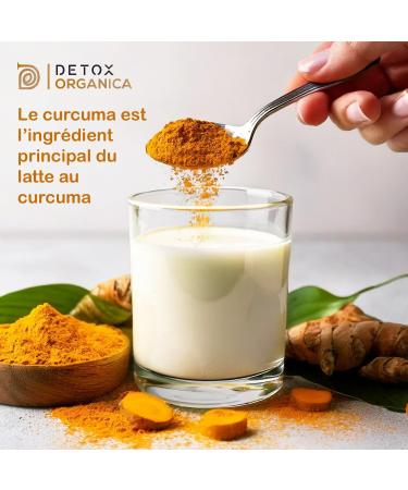 Detox Organica -Organic Turmeric-250g Turmeric Powder-5% Curcumin-100% Natural and Vegan-no additives - Buy Online on GoSupps.com