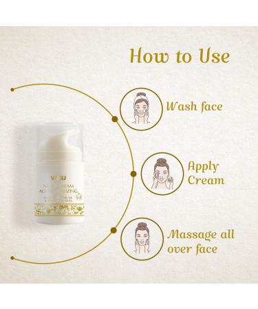 Vasu Night Cream - Age Revitalizing with Kumkumadi Oil & Natural Actives | 1.69 fl.oz - International Shipping Available - Buy Online on GoSupps.com