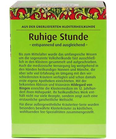  Flora Salus Monastic Medicine Quiet Hour Packet 30 g - Buy Online on GoSupps.com