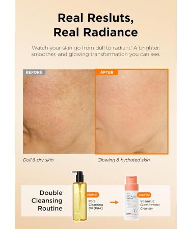 Hanskin Vitamin C Glow Trio Vitamin C Powder Cleanser Glow Capsule Lotion & Sheet Mask | 3-Step Korean Skincare Set for Radiant Revitalized & Healthy-Looking Skin | Hydration K-Beauty Gift - Buy Online on GoSupps.com