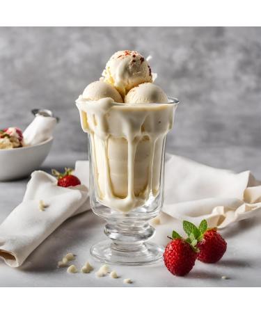 Delicia White Chocolate Dessert Sauce - 600g | Versatile Topping for Creative Desserts | Indulge in Seductive Flavors - Buy Online on GoSupps.com