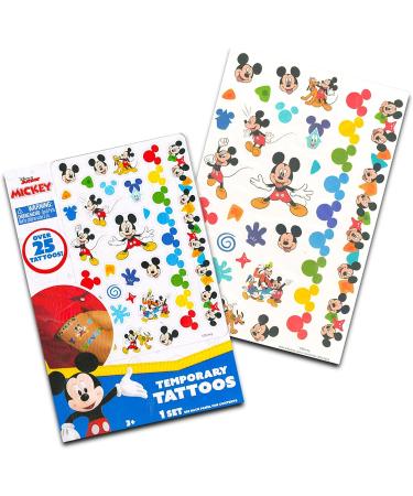 Disney Mickey Mouse Kids Sippy Cup Set - 2 Spill-Proof Insulated Cups with Stickers & Tattoos | Disney Sippy Cups - Buy Online on GoSupps.com