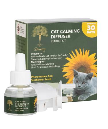 Daintry Cat Calming Diffuser with pheromones and sunflower smell - Buy Online on GoSupps.com