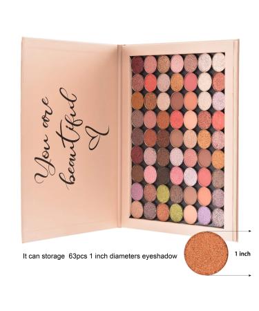 Large Magnetic Heart-Shaped Empty Makeup Palette for Eyeshadow, Lipstick, Blush, and Powder by Allwon - Buy Online on GoSupps.com