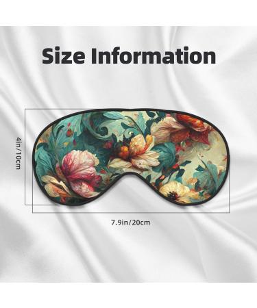 Artistic Abstract Flower Sleep Mask - Double-Sided Adjustable Eye Covers for Relaxation & Reduced Eye Edema - International Shipping Available - Buy Online on GoSupps.com