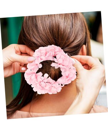 FRCOLOR Hair Headbands 1pc Hair Ribbons Stretch Hair Ring Girls Hair Tie Ponytail Holder Rose Hair Rope Women Hair Tie Seamless Bride Hairpin Hair Ties - Buy Online on GoSupps.com