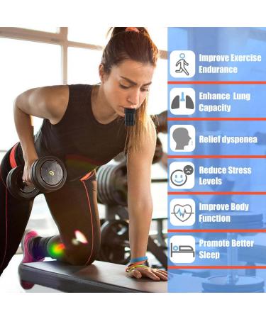 Kecartu Portable Respiratory Trainer | Compact Lung Exercise Device | Breathing Exercise Device | Muscle Trainer with Soft Silicone for Fitness Training | Adjustable Resistance | Easy to Clean White - Buy Online on GoSupps.com