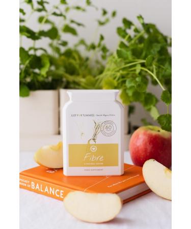 Fibre Supplement | 60 Tablets | Just For Tummies | Vegetarian | Vegan | Gluten-Free | Made in The UK - Buy Online on GoSupps.com