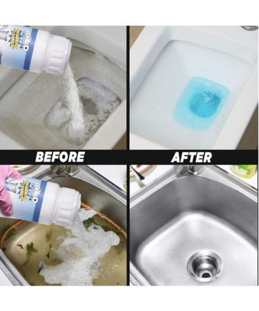 DTT Powder Sink & Drain Cleaner Powerful Pipe Dredging Agent Kitchen Sewer Bathroom Toilet Clogged Cleaner Fitting Cute - Buy Online on GoSupps.com