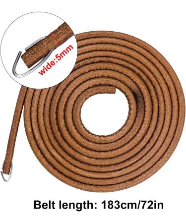 Homgaty 2 Piece 183cm Treadle Sewing Machine Leather Belt Replacement Set with Hooks - Compatible with Singer/Jones Machines - Buy Online on GoSupps.com