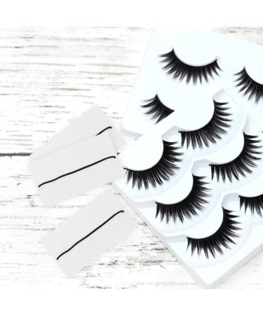 Beavorty Self Adhesive Lash Strips - 2 Boxes of Fake Eyelashes Glue for Women & Girls | Perfect for Makeup & Eyelash Extensions - Buy Online on GoSupps.com