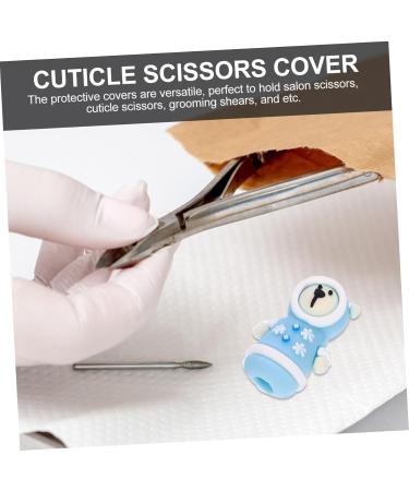 HAPINARY Manicure Tools Cuticle Tweezers Cap Pedicure Cuticle Tweezers Cover Silicone Pedicure Scissors Cover Cuticle Nipper Protective Cap Silica Gel Safety Mask Elastic - Buy Online on GoSupps.com