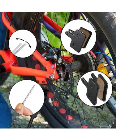Zonon 4 Pairs Resin Bicycle Disc Brake Pads w/ Spring Compatible with Trp Tektro Shimano Deore - Buy Online on GoSupps.com