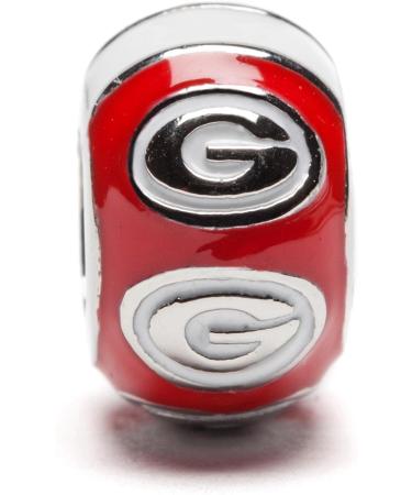 University of Georgia Red Round Bead Charm | Officially Licensed UGA Jewelry - Buy Online on GoSupps.com