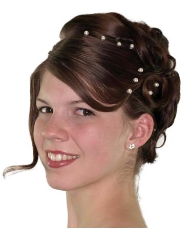 Rivelle Ladies Curlies Pearls 6mm - 12 Pieces Hair Spirals | Elegant Bridal Hair Accessories - Buy Online on GoSupps.com