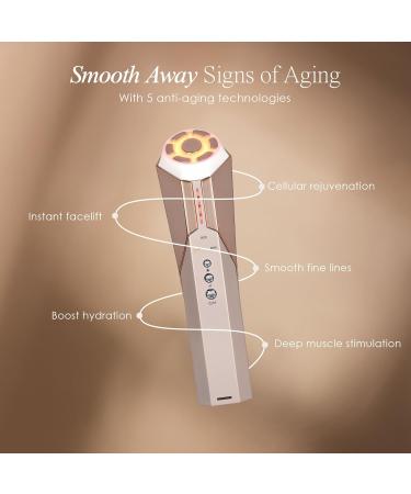 LED Light Therapy Wand by Project E Beauty | Anti-Aging Facial Massager | Skin Tightening & Lifting - Buy Online on GoSupps.com
