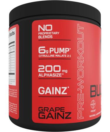 Bucked Up Pre Workout 6 Grams Citrulline 2 Grams Beta Alanine and 3 Other Registered trademarked Ingredients (Grape) - Buy Online on GoSupps.com