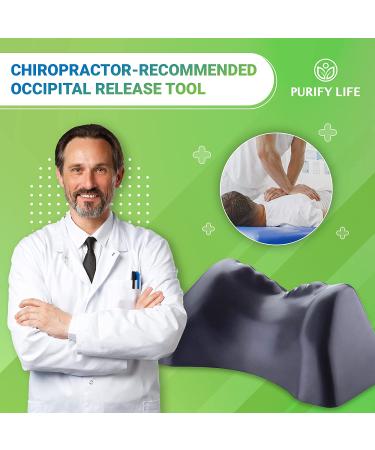 Pivotal Therapy Occipital Release Tool: Cervical Traction Neck Pillow for Lumbar Dysfunction, TMJ, Neck Pain Relief, Spinal Alignment, Tension Headaches - Buy Online on GoSupps.com