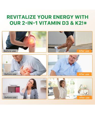 lofuanna Vitamin D3 K2 Supplement Softgels 2 in 1 Vitamin D3 & K2 with Coconut Oil Supplement - Supports Heart Teeth & Bone Health Free of GMO & Gluten - Buy Online on GoSupps.com