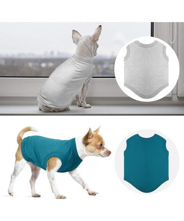 8-Piece Dog T-Shirt Set for Medium Dogs - Summer Breathable Cotton Pet Clothes - Buy Online on GoSupps.com