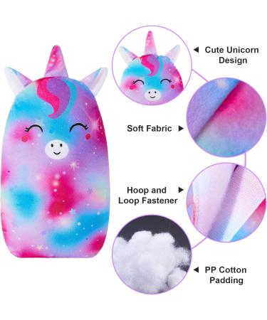 Basumee Unicorn Seat Belt Covers for Kids - Pink Seat Belt Pads & Head Support for Child Car Safety - Buy Online on GoSupps.com