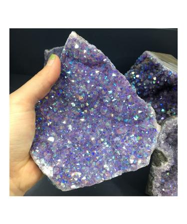 Crystal Rough Natural Amethyst geode Quartz Cluster Crystal Specimen 1400-1500g