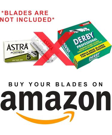 Professional Cut Throat Razor Kit for Men - Barber Grade Single Edge Blade Straight Razor - Premium Choice Mens Razors for Shaving - Essential Cutthroat Barber razor for Hair/Beard Enthusiasts Black - Buy Online on GoSupps.com