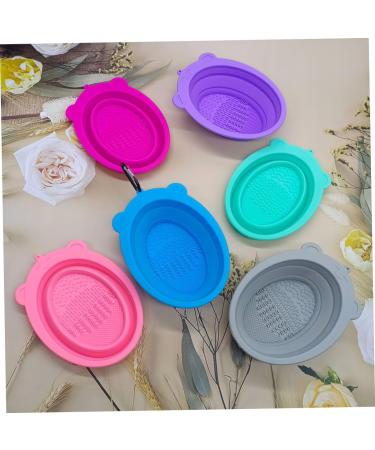 Ipetboom 6 Pcs Makeup Brush Cleaning Pad Brush Cleaner Tool Hair Brush Cleaner Makeup Scrubber Mat Silicone Brush Cleaning Cup Make up Brush Cleaner Silica Gel Brush Pad Travel Cosmetic 14x11cmx3pcs Assorted Color 1x3pcs - Buy Online on GoSupps.com