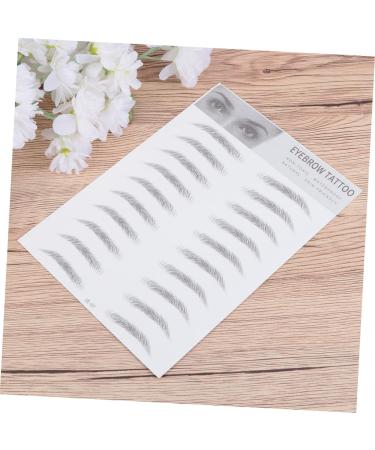 FOMIYES 2pcs 3d Eyebrow Stickers Lady Tools Waterproof Stickers 3d Stickers Transfer Stickers Simple Miss - Buy Online on GoSupps.com