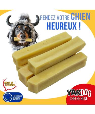 YAKDOG - Cheese Sticks for Dogs - Long Lasting Chew Treats - 100% Natural - Traditional Himalayan - Made in Belgium - Size XL - Buy Online on GoSupps.com