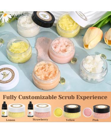 2 in 1 Lip Care Making Kit: Create Your Own Sugar Lip Scrub & Coconut Lip Balm - Complete DIY Set with Essential Oils Beeswax & Butters for Moisturizing and Exfoliating - Gift for Women Girls - Buy Online on GoSupps.com