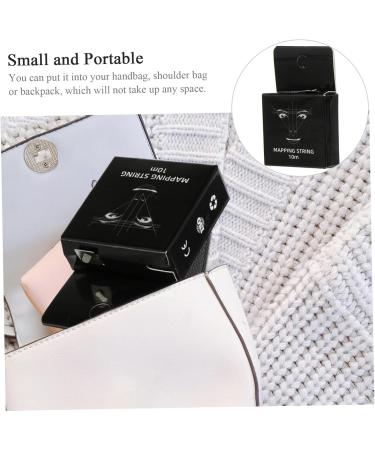 NOLITOY Ink Pattern Embroidery Thread Ruler Eyebrow Ruler Brow Mapping Thread Microblading Ruler Draw a Line - Buy Online on GoSupps.com