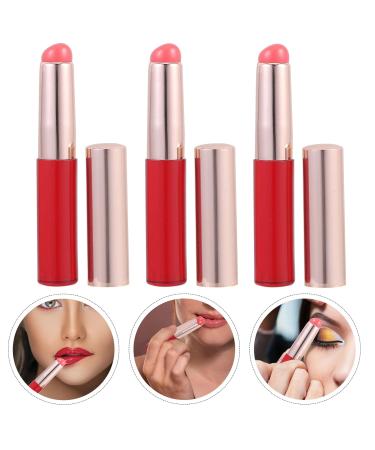 3Pcs Portable Lip Brush Set - Silicone Lip Gloss & Lipstick Applicator for Women & Girls - Perfect Makeup Tool - Buy Online on GoSupps.com
