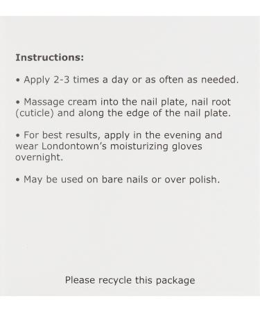 LONDONTOWN kur Restorative Nail Cream 1 Fl Oz - Nail Strengthener and Repair Treatment - Buy Online on GoSupps.com