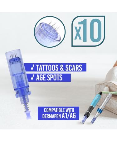 10 x 12 Pin Dermapen A1 and A6 Needle Cartridges (Only compatible with Dr Pen) - Buy Online on GoSupps.com