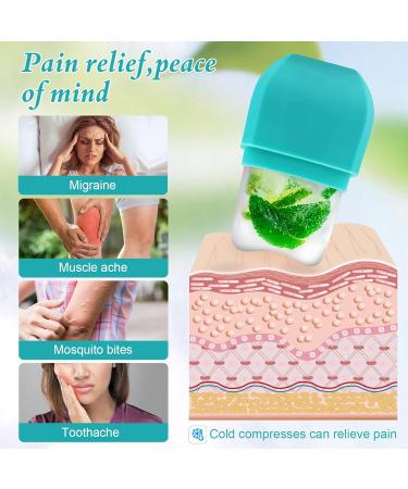 Alheka Ice Roller Ice Face Roller Skin Care DIY Formula for Puffiness Relief Shrink Pores Headaches Relief Women Gifts Blue - Buy Online on GoSupps.com