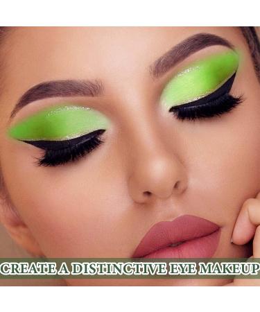 Highly Pigmented Green Glitter Eyeshadow Palette - 16 Colors | Long Lasting & Waterproof Eye Makeup Palette by WENJLYJ - Buy Online on GoSupps.com