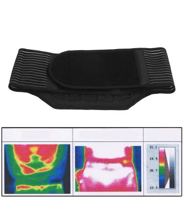 Self Heating Waist Belt | Lower Back Compression Brace with Steel Plate & Magnetic Therapy | Comfortable Support for Men | Optimized for Office Use - Buy Online on GoSupps.com