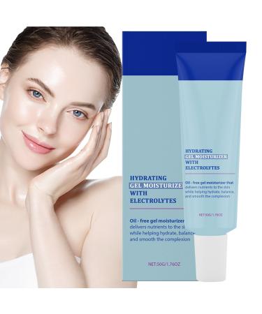 Gel Face Cream Multifunctional Moisturizing Cream Light Moisturizing Gel with Electrolytes for Female Skin Day and Night Care and Oily Skin
