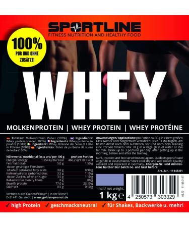 Golden Peanut Whey Protein 1 kg - Pure Neutral Whey Protein Powder | No Artificial Flavors | International Shipping Available - Buy Online on GoSupps.com
