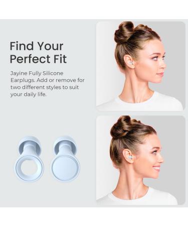 Buy 2 Pairs Soft Silicone Ear Plugs for Sleeping - Noise Reduction 25dB Reusable Hearing Protection with 8 Ear Tips in S/M/L - Perfect for Concerts Travel & Focus - Buy Online on GoSupps.com