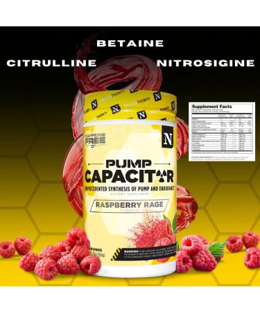 Nutrithority Pump Capacitor Non-Stimulant Sugar-Free Pre Workout for Men & Women Unflavored 40 Servings - Nitric Oxide Booster Intense Focus Powerful Pumps & Strength Gains - Buy Online on GoSupps.com