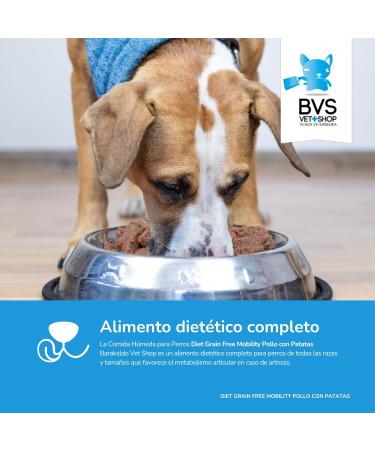 Barakaldo Vet Shop | Diet Grain Free Mobility Chicken with Potatoes wet dog food | 1 unit x 400 g - Buy Online on GoSupps.com