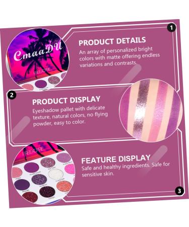 DOITOOL 1 Box Eyeshadow Palette Eye Shadow Makeup Palette Colorful Eyeshadow Makeup Supplies Cosmetic Miss - Buy Online on GoSupps.com