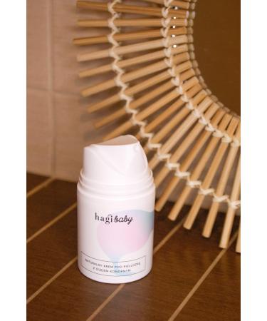 Hagi Baby Natural Diaper Cream with Hemp Oil | Wound Protection for Babies | Almond Oil Skin Care | 50 ml - Gentle Care for Your Child - Buy Online on GoSupps.com