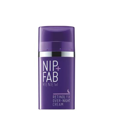 Nip+Fab Retinol Fix Overnight 0.1% Retinol Cream for Face with Hyaluronic Acid  Pro-Age Facial Cream for Pigmentation and Dark Spots  1.7 Fl. Oz. Night Cream