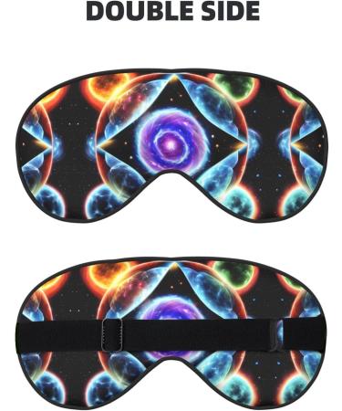 Cosmic Stars Eye Mask - Soft Adjustable Sleep Mask for Ultimate Nighttime Comfort | Unisex Sleep Solution - Buy Online on GoSupps.com