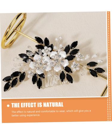 Ipetboom Pearl Flower Comb Tiara Hair Accessories Wedding Decor Leather Hair Tie Flower Hair Decor Bridal Hair Decor Bridal Head Decor Exquisite Hair Comb Girls Hair Accessory - Buy Online on GoSupps.com