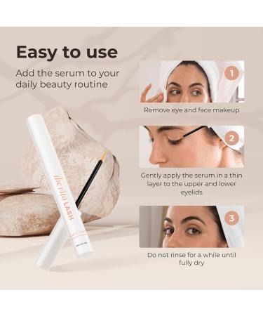 Eyelash & Brow Enhancing Serum | Advanced Vegan Lash Growth Serum for Fuller Longer Lashes & Thicker Brows | Hydrating 6 ml - 2 fl oz - Buy Online on GoSupps.com